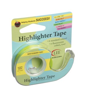 Removable Highlighter Tape, Yellow