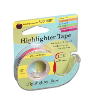 Removable Highlighter Tape, Pink