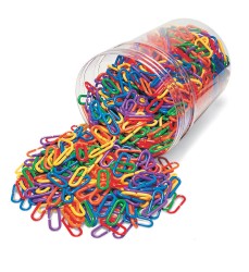 Link 'N' Learn® Rainbow Links in a Bucket, Set of 1000