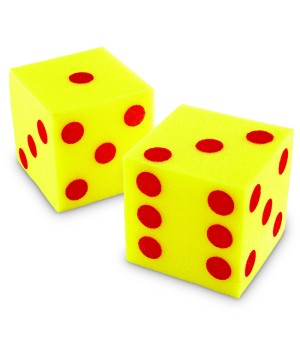 Giant Soft Dot Cubes, Set of 2