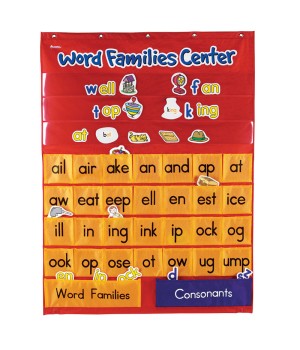 Word Families & Rhyming Center Pocket Chart