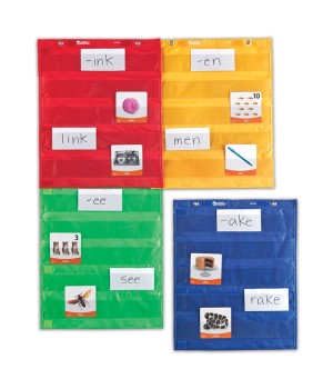 Magnetic Pocket Chart Squares, Pack of 4