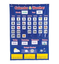 Calendar and Weather Pocket Chart