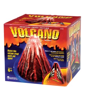 Erupting Cross-section Volcano Model