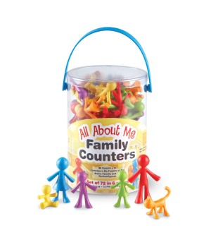 All About Me Family Counters, Set of 72