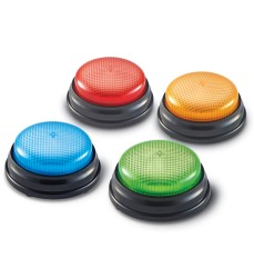 Lights and Sounds Answer Buzzers, Set of 4