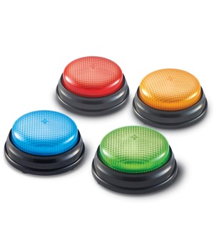 Lights and Sounds Answer Buzzers, Set of 4