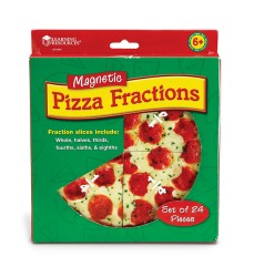 Magnetic Pizza Fraction Set, Pack of 6