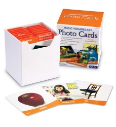 Basic Vocabulary Photo Card Set, Set of 156