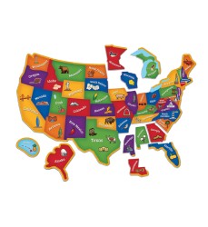 Magnetic U.S. Map Puzzle