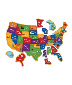 Magnetic U.S. Map Puzzle