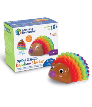 Spike the Fine Motor Hedgehog® Rainbow Stackers