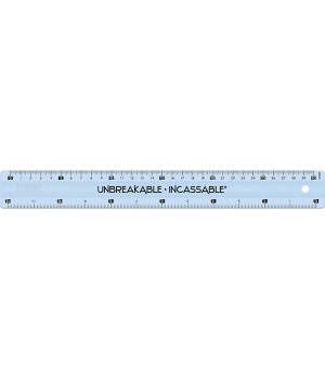 Unbreakable Ruler 12" / 30cm