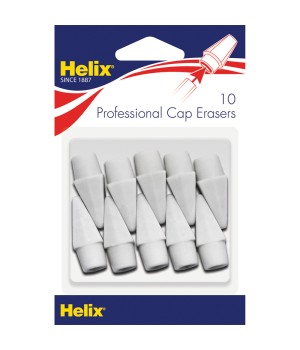 Professional Pencil Cap Erasers, Pack of 10