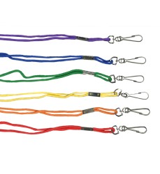 Lanyards, Assorted Colors, Pack of 12