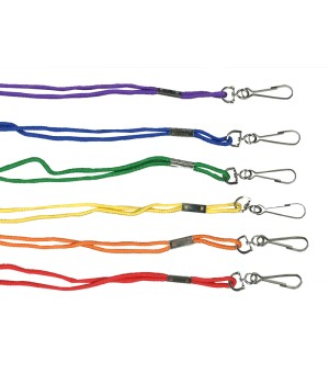 Lanyards, Assorted Colors, Pack of 12