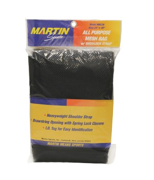 All Purpose Mesh Bag with Carrying Strap, Black, 24" x 36"