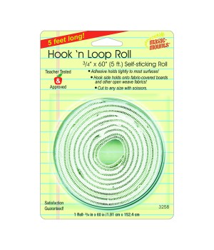 Hook 'n Loop, 3/4" x 60" Roll
