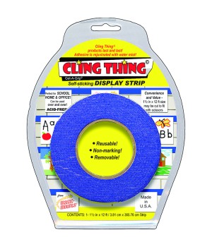 Cling Thing® Display Strip, Blue