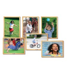 Kids in Motion Wooden 6-Puzzle Set