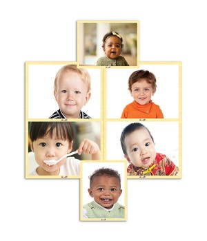 Faces Wooden 6-Puzzle Set