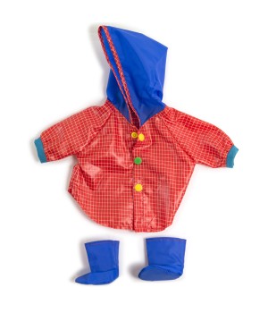 Doll Clothes, Rain Coat & Boots