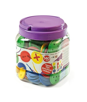 Lacing Buttons: 140 Pieces Per Jar
