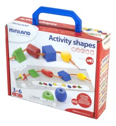 Activity Shapes, Giant Beads and Laces Set