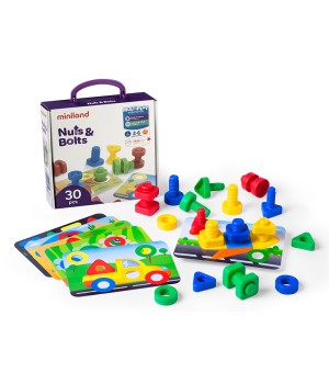 Nuts & Bolts School Activity Set, 24-Piece Set