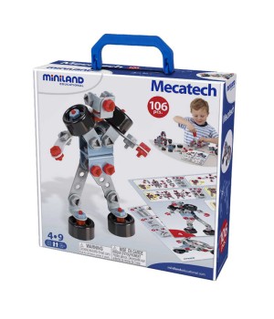 Mecatech, Vehicle & Robot Building Set, 106 Pieces