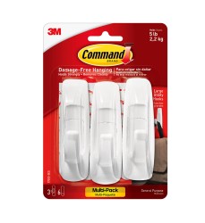 Command Large Utility Hooks Multi-Pack, 3 Count
