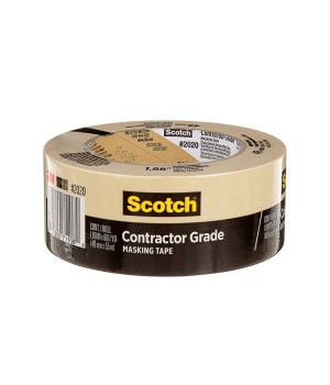 Contractor Grade Masking Tape, 1.88 in x 60.1 yd (48mm x 55m), 1 Roll