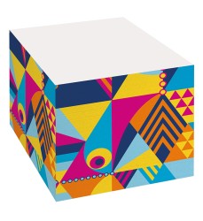 Notes Cube, 2.6 in x 2.6 in, Optimistic Brights Collection, 620 Sheets