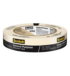 General Purpose Masking Tape, 0.94 in x 60.1 yd (24mm x 55m), 1 Roll