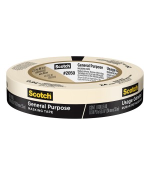 General Purpose Masking Tape, 0.94 in x 60.1 yd (24mm x 55m), 1 Roll