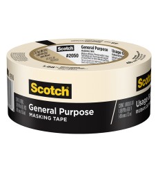 General Purpose Masking Tape, 1.88 in x 60.1 yd (48mm x 55m), 1 Roll