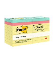 Notes Value Pack, 3 in x 3 in, Canary Yellow, 14 Pads plus 4 Pads in Poptimistic Collection