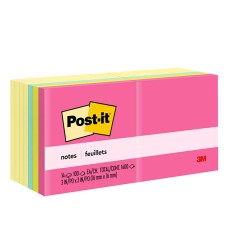 Notes Value Pack, 3 in x 3 in, Canary Yellow and Poptimistic Collection, 14 Pads