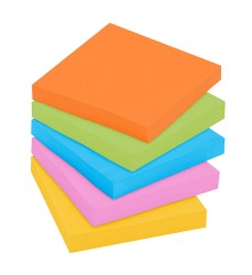 Super Sticky Notes, 3 in x 3 in, Energy Boost Collection, 70 Sheets/Pad, 24 Pads/Pack