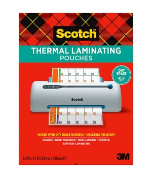 Dry Erase Thermal Laminating Pouches - 20 Count