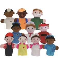 COMMUNITY HELPER PUPPETS SET OF 10