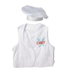 Chef Toddler Dress-Up, Vest & Hat