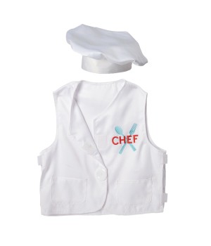 Chef Toddler Dress-Up, Vest & Hat