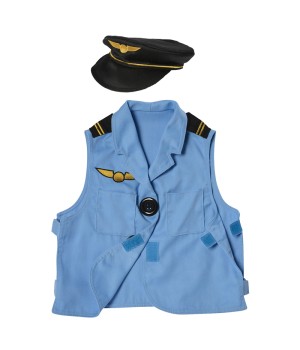 Pilot Toddler Dress-Up, Vest & Hat