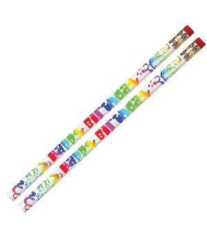 Happy Birthday Fiesta Pencil, Pack of 12