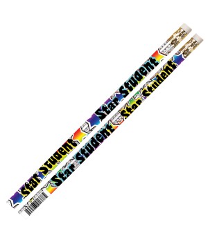 Star Student Motivational Pencil, Pack of 12