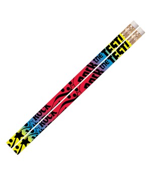 Rock The Test Motivational Pencil, Pack of 12