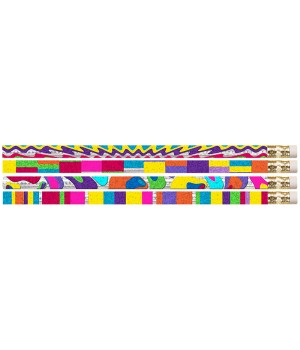 Watercolors Motivational/Fun Pencils, Pack of 12