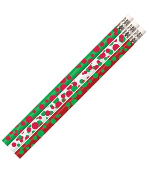 Dots of Christmas Fun Pencil, Pack of 12