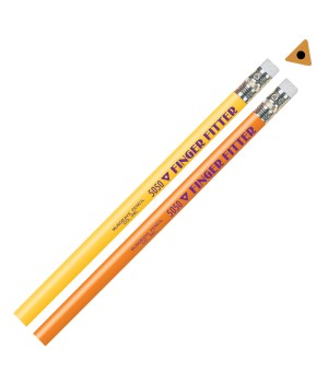 Finger Fitter Pencils with Eraser, Pack of 12